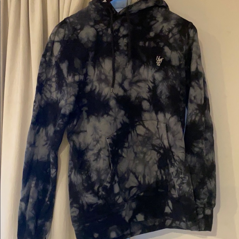 Blue tie-dye Hoodie